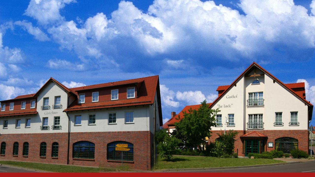 Hotel & Restaurant "Zur Linde" Spergau Esterno foto